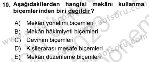 Kültürlerarası İletişim Dersi 2023 - 2024 Yılı (Final) Dönem Sonu Sınav Soruları 10. Soru