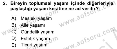 Kültürlerarası İletişim Dersi 2025 - 2026 Yılı (Final) Dönem Sonu Sınav Soruları 2. Soru