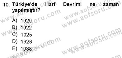 Toplum ve İletişim Dersi Ara Sınavı Deneme Sınav Soruları 10. Soru
