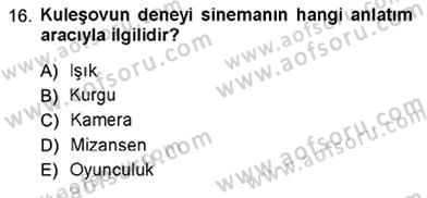 Toplum ve İletişim Dersi Ara Sınavı Deneme Sınav Soruları 16. Soru