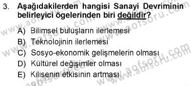 Toplum ve İletişim Dersi Ara Sınavı Deneme Sınav Soruları 3. Soru