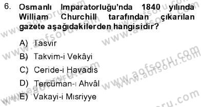 Toplum ve İletişim Dersi 2013 - 2014 Yılı (Vize) Ara Sınav Soruları 6. Soru