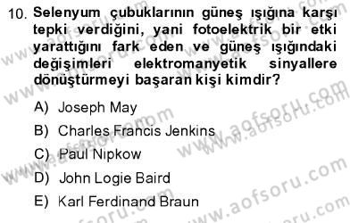 Toplum ve İletişim Dersi 2013 - 2014 Yılı (Final) Dönem Sonu Sınav Soruları 10. Soru