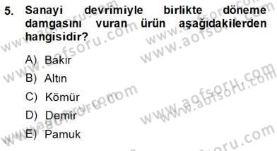 Toplum ve İletişim Dersi 2014 - 2015 Yılı (Vize) Ara Sınavı 5. Soru