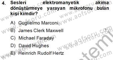 Toplum ve İletişim Dersi 2014 - 2015 Yılı (Final) Dönem Sonu Sınav Soruları 4. Soru