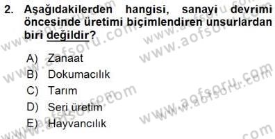 Toplum ve İletişim Dersi 2015 - 2016 Yılı (Vize) Ara Sınav Soruları 2. Soru