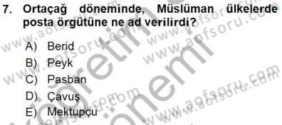 Toplum ve İletişim Dersi 2015 - 2016 Yılı (Vize) Ara Sınav Soruları 7. Soru