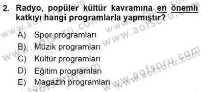 Toplum ve İletişim Dersi 2015 - 2016 Yılı (Final) Dönem Sonu Sınav Soruları 2. Soru