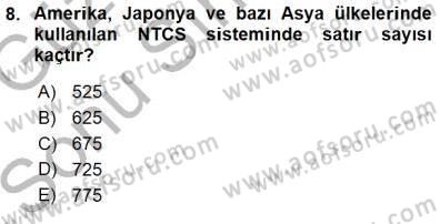 Toplum ve İletişim Dersi 2015 - 2016 Yılı (Final) Dönem Sonu Sınav Soruları 8. Soru