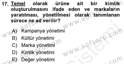 Dijital İletişim ve Yeni Medya Dersi 2017 - 2018 Yılı 3 Ders Sınav Soruları 17. Soru