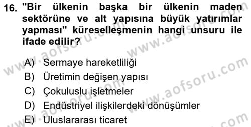 Dijital İletişim ve Yeni Medya Dersi 2018 - 2019 Yılı 3 Ders Sınav Soruları 16. Soru