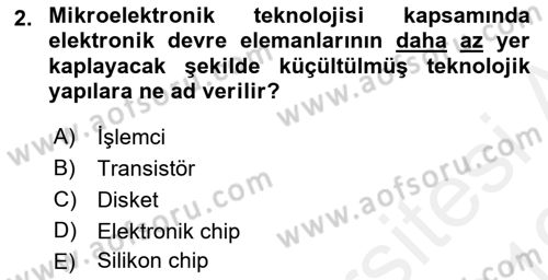 Dijital İletişim ve Yeni Medya Dersi 2018 - 2019 Yılı (Vize) Ara Sınav Soruları 2. Soru
