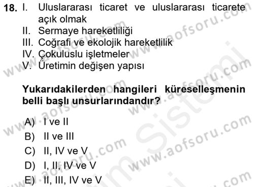 Dijital İletişim ve Yeni Medya Dersi 2018 - 2019 Yılı (Final) Dönem Sonu Sınav Soruları 18. Soru