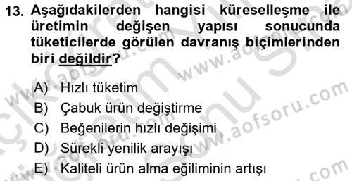 Dijital İletişim ve Yeni Medya Dersi 2021 - 2022 Yılı (Final) Dönem Sonu Sınav Soruları 13. Soru