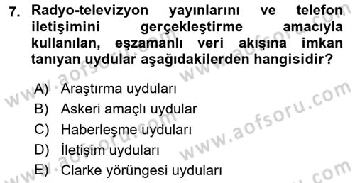 Dijital İletişim ve Yeni Medya Dersi 2024 - 2025 Yılı (Vize) Ara Sınav Soruları 7. Soru