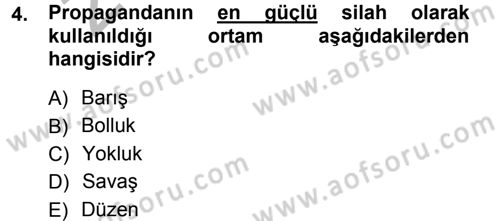 İkna Edici İletişim Dersi 2012 - 2013 Yılı (Vize) Ara Sınavı 4. Soru