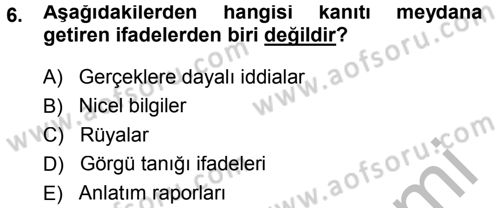 İkna Edici İletişim Dersi 2014 - 2015 Yılı (Final) Dönem Sonu Sınav Soruları 6. Soru