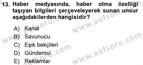 İkna Edici İletişim Dersi 2022 - 2023 Yılı (Final) Dönem Sonu Sınav Soruları 13. Soru