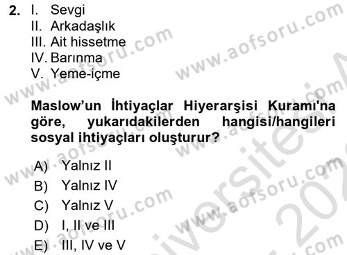 İkna Edici İletişim Dersi 2022 - 2023 Yılı (Final) Dönem Sonu Sınav Soruları 2. Soru