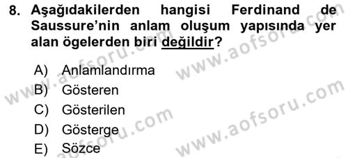 İkna Edici İletişim Dersi 2022 - 2023 Yılı (Final) Dönem Sonu Sınav Soruları 8. Soru