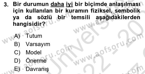 İkna Edici İletişim Dersi 2022 - 2023 Yılı Yaz Okulu Sınav Soruları 3. Soru