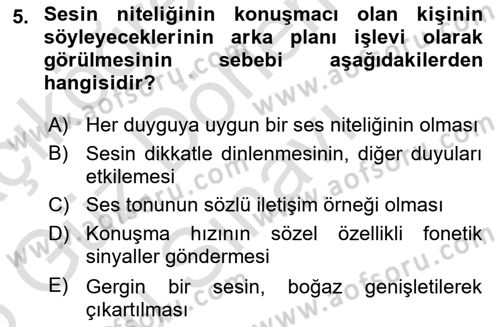 İkna Edici İletişim Dersi 2024 - 2025 Yılı (Final) Dönem Sonu Sınav Soruları 5. Soru