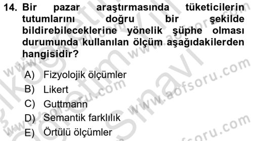 İkna Edici İletişim Dersi 2025 - 2026 Yılı (Vize) Ara Sınav Soruları 14. Soru