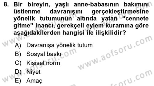 İkna Edici İletişim Dersi 2025 - 2026 Yılı (Vize) Ara Sınav Soruları 8. Soru