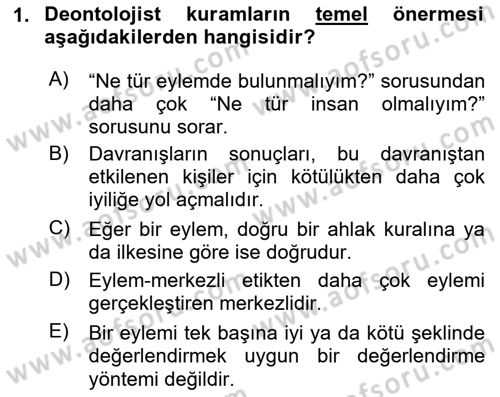 İkna Edici İletişim Dersi 2025 - 2026 Yılı Yaz Okulu Sınav Soruları 1. Soru