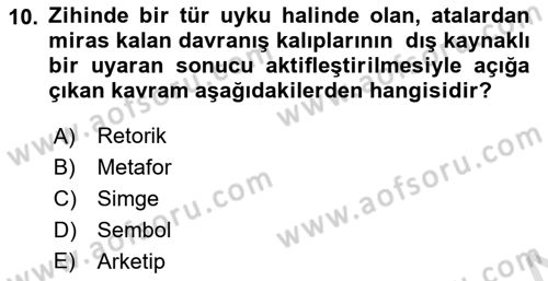 İkna Edici İletişim Dersi 2025 - 2026 Yılı Yaz Okulu Sınav Soruları 10. Soru