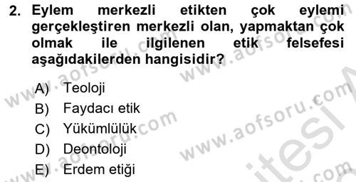İkna Edici İletişim Dersi 2025 - 2026 Yılı Yaz Okulu Sınav Soruları 2. Soru