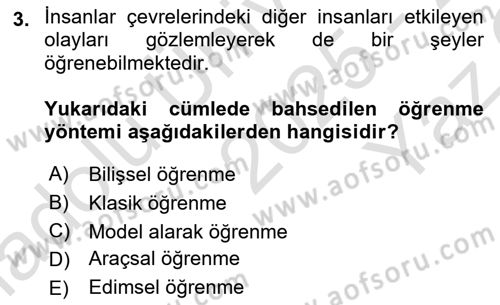 İkna Edici İletişim Dersi 2025 - 2026 Yılı Yaz Okulu Sınav Soruları 3. Soru