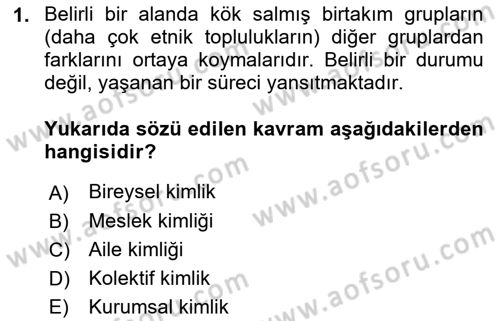 Kurumsal Kimlik Ve İmaj Yönetimi Dersi 2016 - 2017 Yılı (Vize) Ara Sınav Soruları 1. Soru