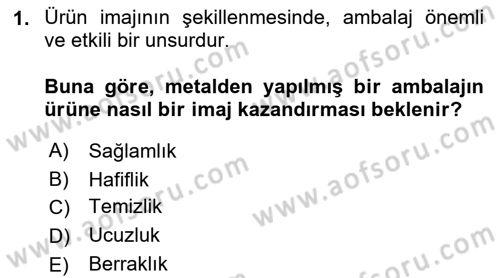 Kurumsal Kimlik Ve İmaj Yönetimi Dersi 2021 - 2022 Yılı Yaz Okulu Sınav Soruları 1. Soru