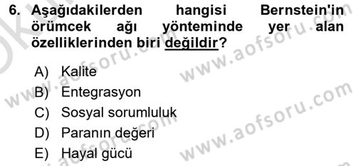 Kurumsal Kimlik Ve İmaj Yönetimi Dersi 2022 - 2023 Yılı Yaz Okulu Sınav Soruları 6. Soru