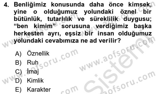 Kurumsal Kimlik Ve İmaj Yönetimi Dersi 2024 - 2025 Yılı (Vize) Ara Sınav Soruları 4. Soru