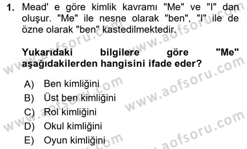 Kurumsal Kimlik Ve İmaj Yönetimi Dersi 2025 - 2026 Yılı (Vize) Ara Sınav Soruları 1. Soru