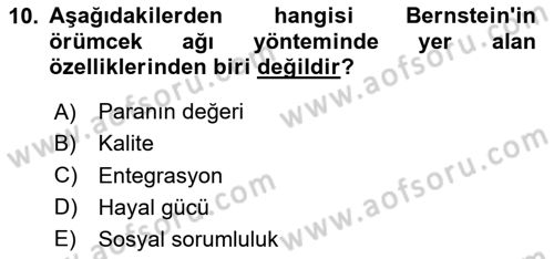 Kurumsal Kimlik Ve İmaj Yönetimi Dersi 2025 - 2026 Yılı (Vize) Ara Sınav Soruları 10. Soru