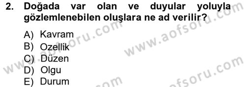 İletişim Araştırmaları Dersi 2012 - 2013 Yılı (Vize) Ara Sınav Soruları 2. Soru