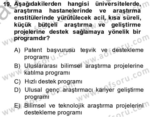 İletişim Araştırmaları Dersi 2014 - 2015 Yılı (Final) Dönem Sonu Sınav Soruları 19. Soru