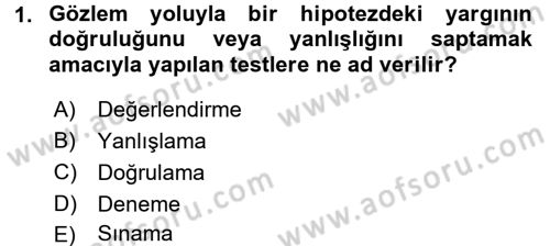 İletişim Araştırmaları Dersi 2016 - 2017 Yılı 3 Ders Sınav Soruları 1. Soru