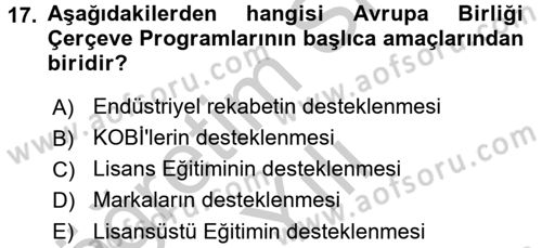 İletişim Araştırmaları Dersi 2016 - 2017 Yılı 3 Ders Sınav Soruları 17. Soru