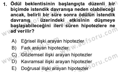 İletişim Araştırmaları Dersi 2017 - 2018 Yılı (Final) Dönem Sonu Sınav Soruları 1. Soru