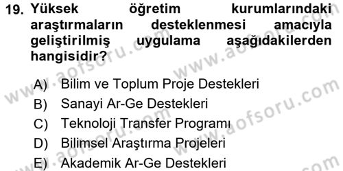 İletişim Araştırmaları Dersi 2017 - 2018 Yılı (Final) Dönem Sonu Sınav Soruları 19. Soru
