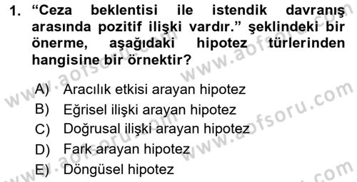 İletişim Araştırmaları Dersi 2018 - 2019 Yılı 3 Ders Sınav Soruları 1. Soru