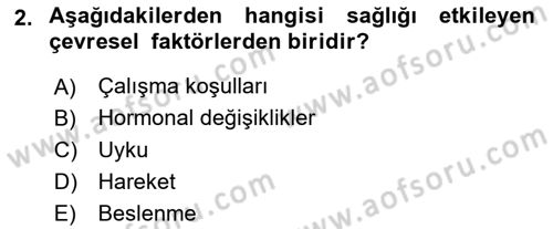 Sağlık Kurumlarında İletişim Dersi 2017 - 2018 Yılı (Vize) Ara Sınav Soruları 2. Soru