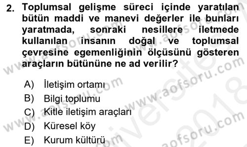 Sağlık Kurumlarında İletişim Dersi 2017 - 2018 Yılı (Final) Dönem Sonu Sınav Soruları 2. Soru