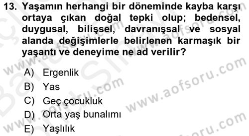 Sağlık Kurumlarında İletişim Dersi 2018 - 2019 Yılı (Final) Dönem Sonu Sınav Soruları 13. Soru