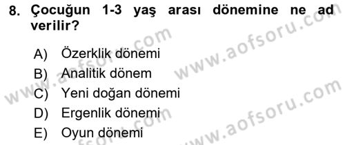 Sağlık Kurumlarında İletişim Dersi 2018 - 2019 Yılı Yaz Okulu Sınav Soruları 8. Soru