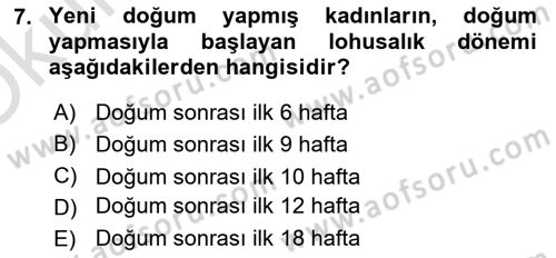 Sağlık Kurumlarında İletişim Dersi 2021 - 2022 Yılı Yaz Okulu Sınav Soruları 7. Soru